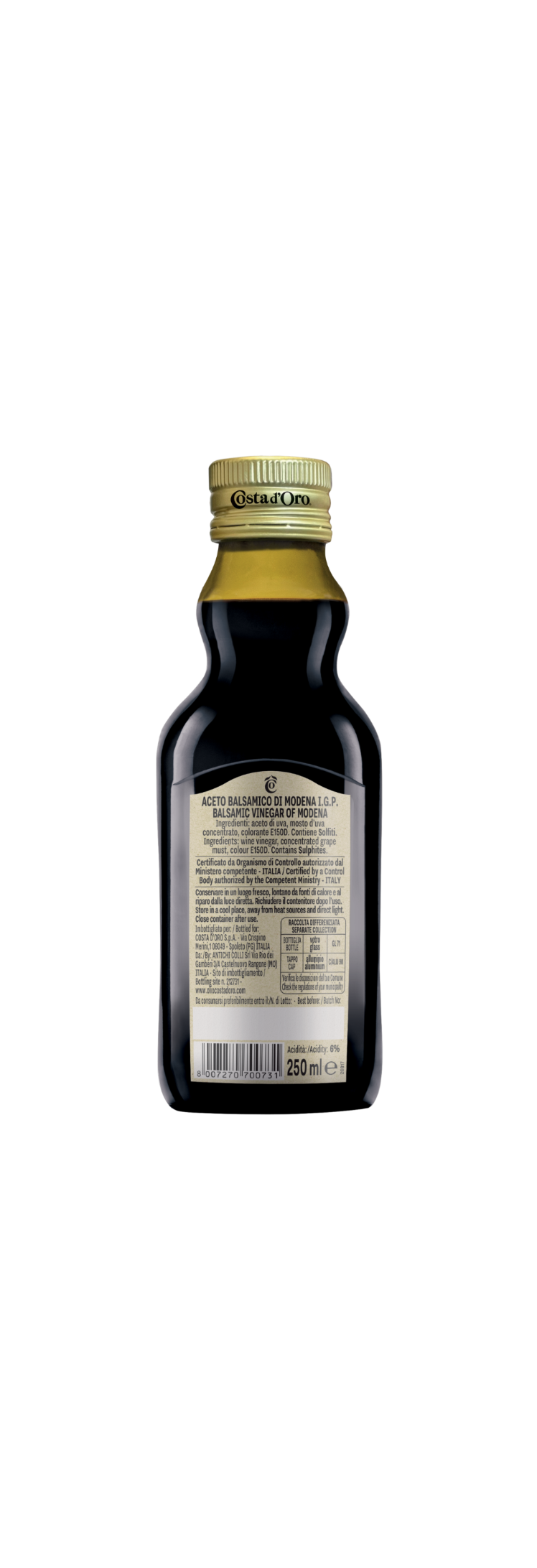 COSTA D'ORO BALZAMIKO SIRĆE 250ml