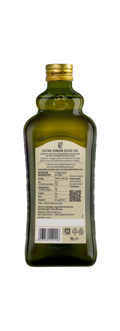 COSTA D'ORO EKSTRA DEVIČANSKO MASLINOVO ULJE 1L